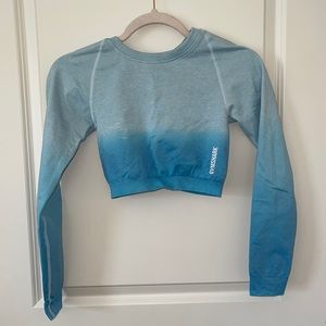 Gymshark ombré long sleeve top